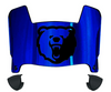 Morgan State Bears Mini Football Helmet Visor Shield w/ Clips - PICK VISOR & LOGO COLOR