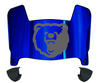 Morgan State Bears Mini Football Helmet Visor Shield w/ Clips - PICK VISOR & LOGO COLOR
