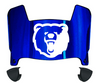 Morgan State Bears Mini Football Helmet Visor Shield w/ Clips - PICK VISOR & LOGO COLOR