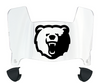 Morgan State Bears Mini Football Helmet Visor Shield w/ Clips - PICK VISOR & LOGO COLOR