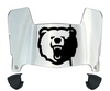 Morgan State Bears Mini Football Helmet Visor Shield w/ Clips - PICK VISOR & LOGO COLOR