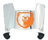 Morgan State Bears Mini Football Helmet Visor Shield w/ Clips - PICK VISOR & LOGO COLOR