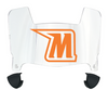 Morgan State Bears Mini Football Helmet Visor Shield w/ Clips - PICK VISOR & LOGO COLOR