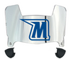 Morgan State Bears Mini Football Helmet Visor Shield w/ Clips - PICK VISOR & LOGO COLOR