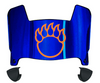 Morgan State Bears Mini Football Helmet Visor Shield w/ Clips - PICK VISOR & LOGO COLOR