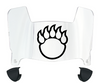 Morgan State Bears Mini Football Helmet Visor Shield w/ Clips - PICK VISOR & LOGO COLOR
