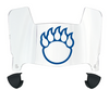 Morgan State Bears Mini Football Helmet Visor Shield w/ Clips - PICK VISOR & LOGO COLOR