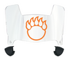 Morgan State Bears Mini Football Helmet Visor Shield w/ Clips - PICK VISOR & LOGO COLOR