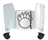 Morgan State Bears Mini Football Helmet Visor Shield w/ Clips - PICK VISOR & LOGO COLOR