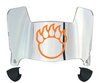 Morgan State Bears Mini Football Helmet Visor Shield w/ Clips - PICK VISOR & LOGO COLOR