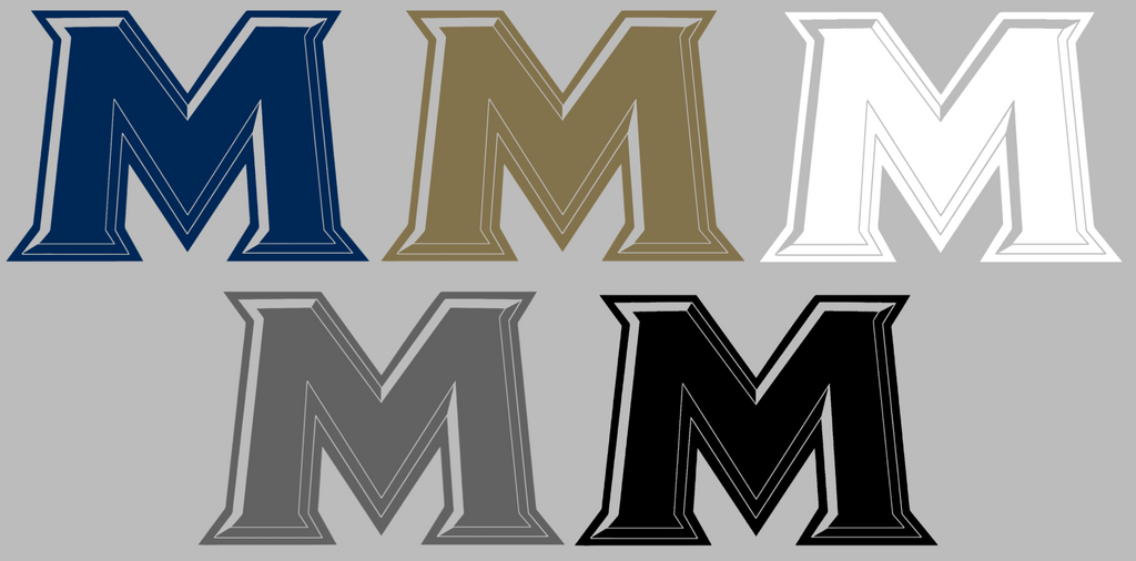 Mount Saint Marys Mountaineers M Logo Premium DieCut Vinyl Decal PICK COLOR & SIZE