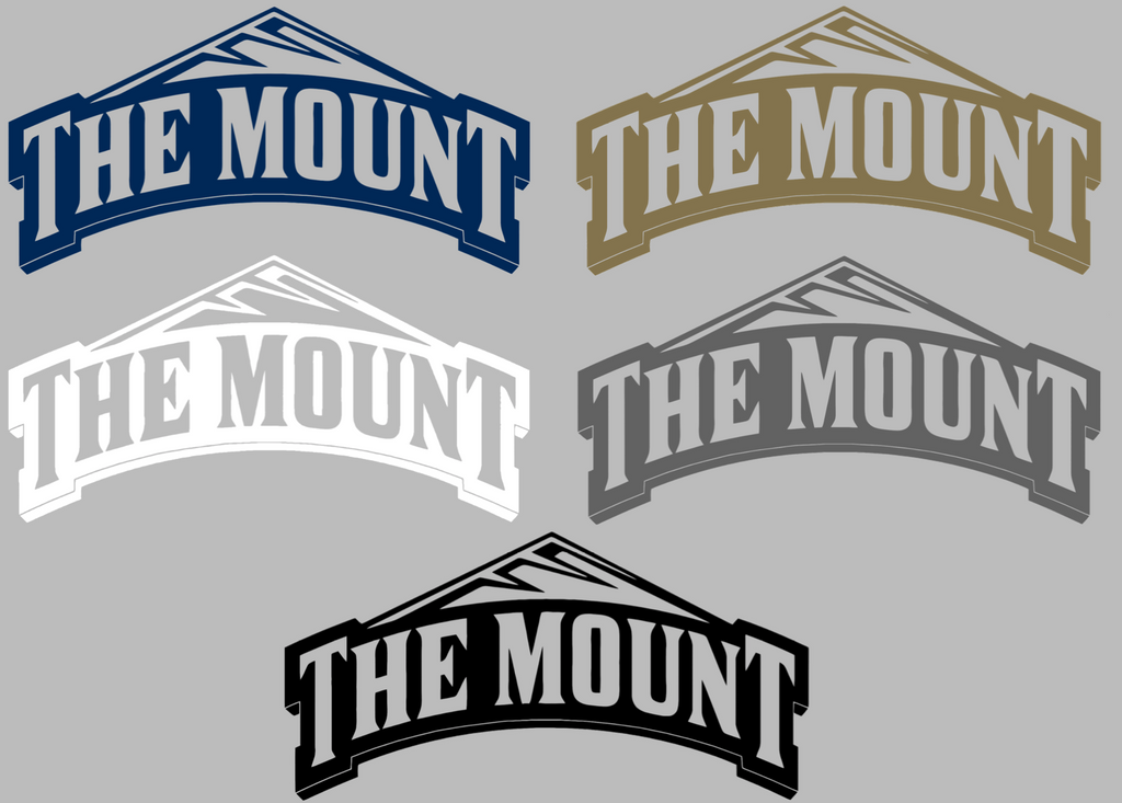 Mount Saint Marys Mountaineers Team Logo Premium DieCut Vinyl Decal PICK COLOR & SIZE