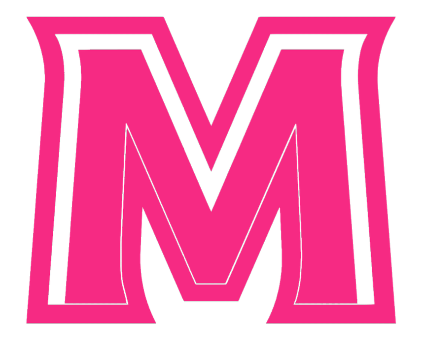 Murray State Racers HOT PINK M Logo Premium DieCut Vinyl Decal PICK SIZE