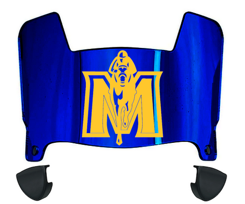 Murray State Racers Mini Football Helmet Visor Shield w/ Clips - PICK VISOR & LOGO COLOR