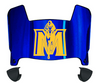 Murray State Racers Mini Football Helmet Visor Shield w/ Clips - PICK VISOR & LOGO COLOR