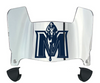 Murray State Racers Mini Football Helmet Visor Shield w/ Clips - PICK VISOR & LOGO COLOR