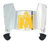 Murray State Racers Mini Football Helmet Visor Shield w/ Clips - PICK VISOR & LOGO COLOR