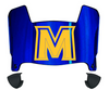 Murray State Racers Mini Football Helmet Visor Shield w/ Clips - PICK VISOR & LOGO COLOR