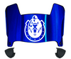 Murray State Racers Mini Football Helmet Visor Shield w/ Clips - PICK VISOR & LOGO COLOR