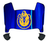 Murray State Racers Mini Football Helmet Visor Shield w/ Clips - PICK VISOR & LOGO COLOR