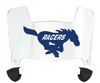 Murray State Racers Mini Football Helmet Visor Shield w/ Clips - PICK VISOR & LOGO COLOR