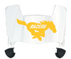 Murray State Racers Mini Football Helmet Visor Shield w/ Clips - PICK VISOR & LOGO COLOR