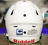 Captain Patch Jersey C Style NAVY BLUE Football Helmet Decal - Perfect for Adult & Youth Full Size Football Helmets - SportsJewelryProShop