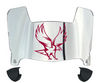NCCU Eagles Mini Football Helmet Visor Shield w/ Clips - PICK VISOR & LOGO COLOR