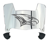 NCCU Eagles Mini Football Helmet Visor Shield w/ Clips - PICK VISOR & LOGO COLOR