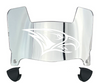 NCCU Eagles Mini Football Helmet Visor Shield w/ Clips - PICK VISOR & LOGO COLOR
