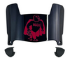NCCU Eagles Mini Football Helmet Visor Shield w/ Clips - PICK VISOR & LOGO COLOR