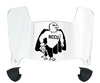 NCCU Eagles Mini Football Helmet Visor Shield w/ Clips - PICK VISOR & LOGO COLOR