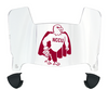 NCCU Eagles Mini Football Helmet Visor Shield w/ Clips - PICK VISOR & LOGO COLOR