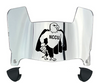 NCCU Eagles Mini Football Helmet Visor Shield w/ Clips - PICK VISOR & LOGO COLOR