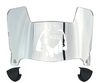 NCCU Eagles Mini Football Helmet Visor Shield w/ Clips - PICK VISOR & LOGO COLOR
