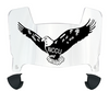 NCCU Eagles Mini Football Helmet Visor Shield w/ Clips - PICK VISOR & LOGO COLOR