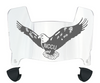 NCCU Eagles Mini Football Helmet Visor Shield w/ Clips - PICK VISOR & LOGO COLOR