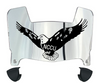 NCCU Eagles Mini Football Helmet Visor Shield w/ Clips - PICK VISOR & LOGO COLOR