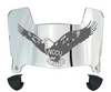 NCCU Eagles Mini Football Helmet Visor Shield w/ Clips - PICK VISOR & LOGO COLOR