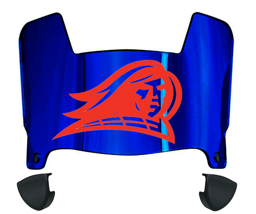 NJIT Highlanders Mini Football Helmet Visor Shield w/ Clips - PICK VISOR & LOGO COLOR