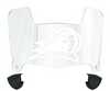 NJIT Highlanders Mini Football Helmet Visor Shield w/ Clips - PICK VISOR & LOGO COLOR