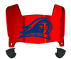 NJIT Highlanders Mini Football Helmet Visor Shield w/ Clips - PICK VISOR & LOGO COLOR