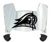 NJIT Highlanders Mini Football Helmet Visor Shield w/ Clips - PICK VISOR & LOGO COLOR
