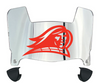NJIT Highlanders Mini Football Helmet Visor Shield w/ Clips - PICK VISOR & LOGO COLOR