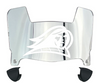 NJIT Highlanders Mini Football Helmet Visor Shield w/ Clips - PICK VISOR & LOGO COLOR