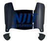 NJIT Highlanders Mini Football Helmet Visor Shield w/ Clips - PICK VISOR & LOGO COLOR