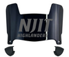 NJIT Highlanders Mini Football Helmet Visor Shield w/ Clips - PICK VISOR & LOGO COLOR