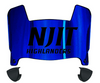 NJIT Highlanders Mini Football Helmet Visor Shield w/ Clips - PICK VISOR & LOGO COLOR