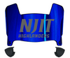 NJIT Highlanders Mini Football Helmet Visor Shield w/ Clips - PICK VISOR & LOGO COLOR