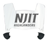 NJIT Highlanders Mini Football Helmet Visor Shield w/ Clips - PICK VISOR & LOGO COLOR